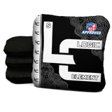 Contour Black White Cornhole Bags - Multiple Series - Set of 4
