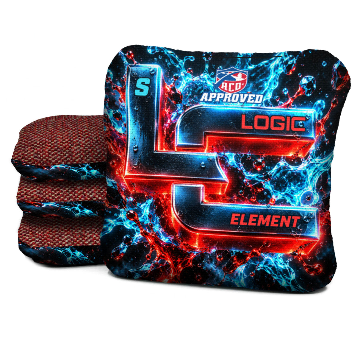 Chrome Splash - Cornhole Bags - Multiple Series - Set of 4