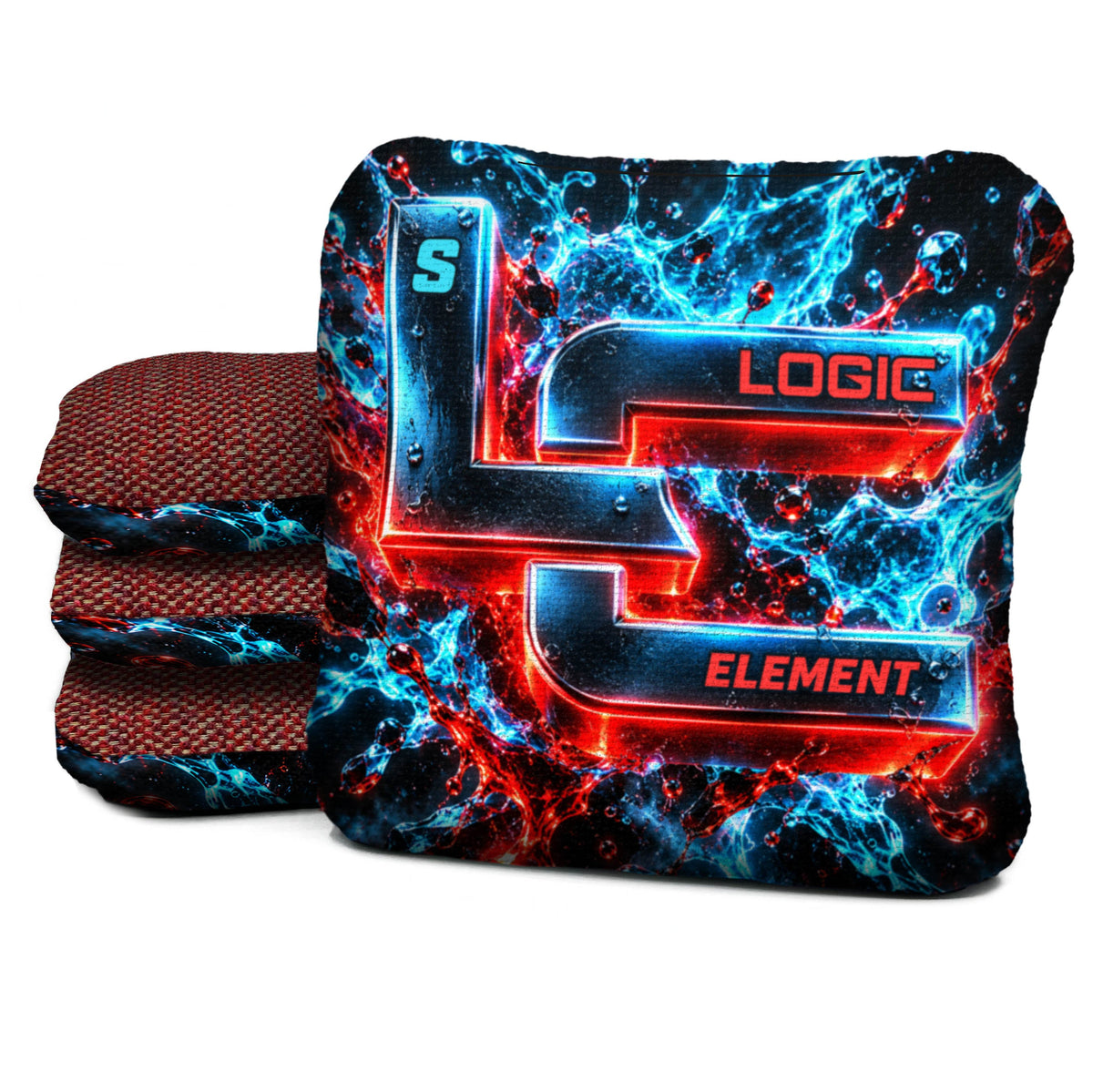 Chrome Splash - Cornhole Bags - Multiple Series - Set of 4