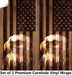 Eagle Engraved Wood Cornhole Boards Wraps (Set of 2)