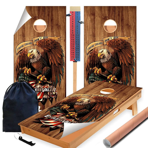 Endless Valor Cornhole Boards Wraps (Set of 2)