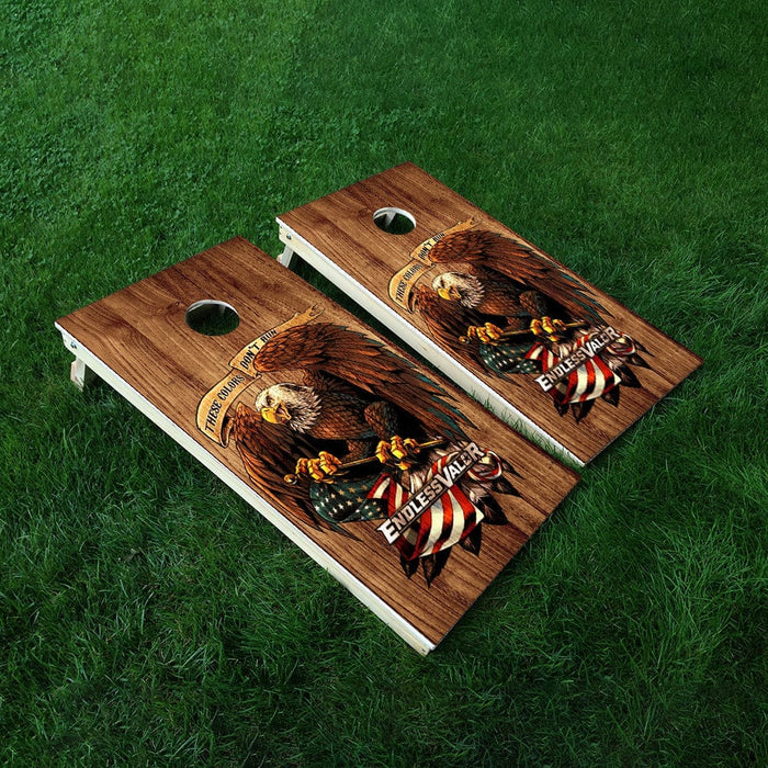 Endless Valor Cornhole Boards Wraps (Set of 2)