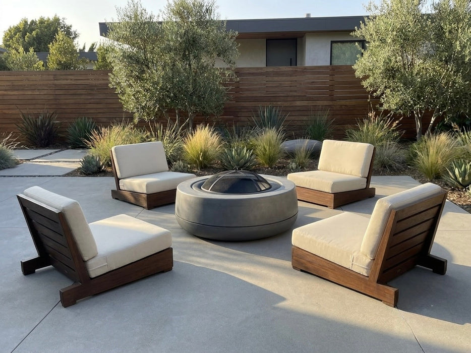 Tumbler - 48" Wood Burning Concrete Fire pit