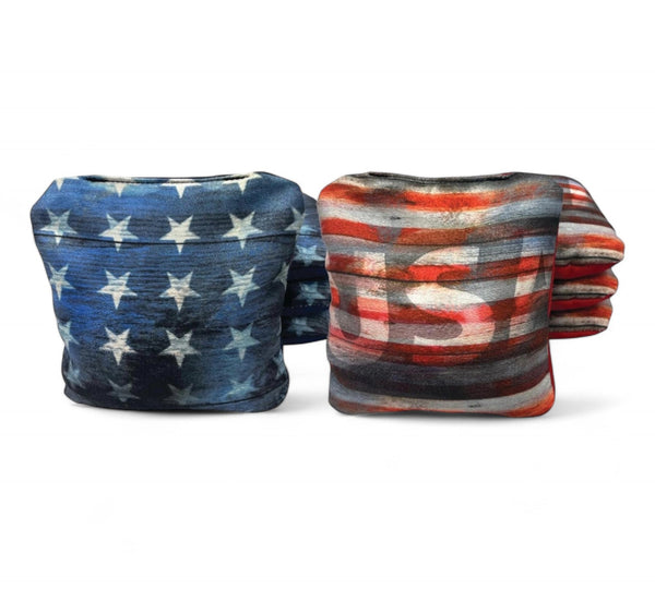 USA Slick and Stick Cornhole Bags USA Flag Slick and Stick Bags
