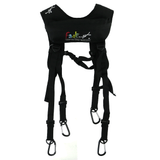 Bag Black Fade Gear WeatherGuard Suspenders Disc Golf Bag Backpack Strap