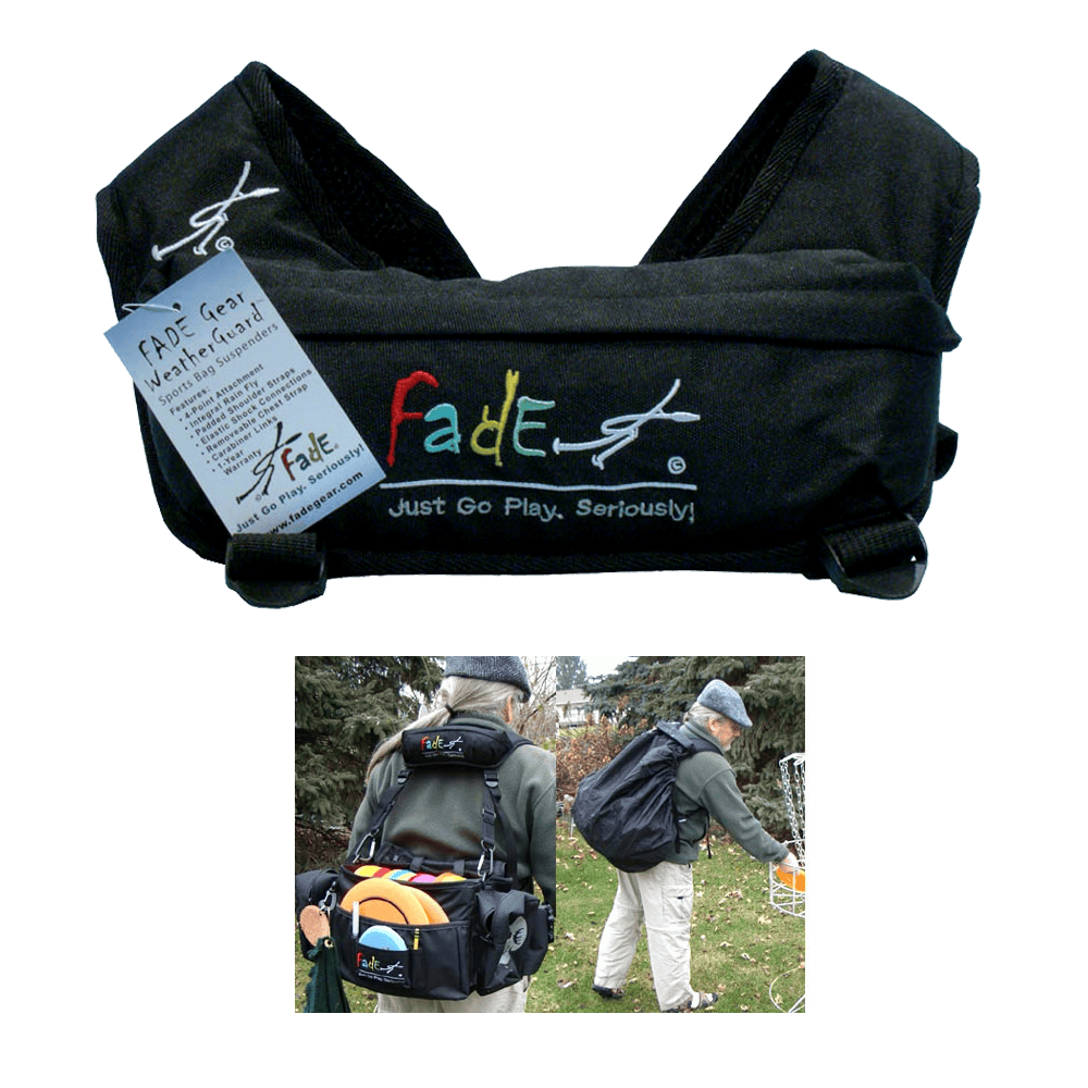 Bag Fade Gear WeatherGuard Suspenders Disc Golf Bag Backpack Strap