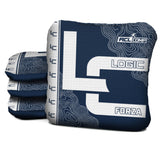 Contour Marine White Cornhole Bags - Multiple Series - Set of 4