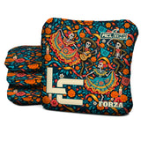 Calaca Fiesta Ribbons Cornhole Bags - Multiple Series - Set of 4