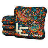 Calaca Fiesta Ribbons Cornhole Bags - Multiple Series - Set of 4