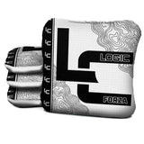 Contour White Black Cornhole Bags - Multiple Series - Set of 4