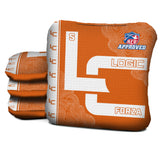 Contour Orange Cornhole Bags - Multiple Series - Set of 4