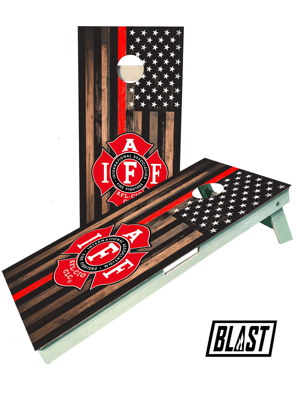 cornhole boards Fire Fighter IAFF - Fireman Cornhole Set