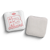 2027 Brotherhood Cornhole Guardian X White Outline Edition ACL Pro Stamped Cornhole Bags
