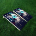 Glowing Skull Cornhole Boards Wraps (Set of 2)