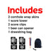Grey Skull Cornhole Boards Wraps (Set of 2)