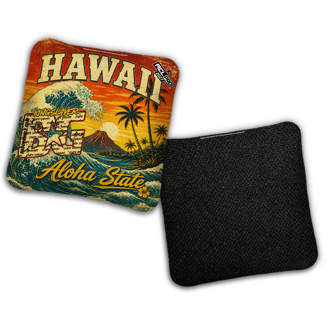 2027 BG Multiple Bag Models "Hawaii" - ACL Pro Stamped Cornhole Bags - SET OF 4 BAGS