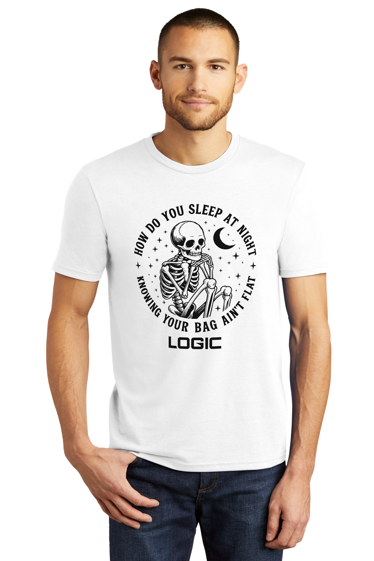 How Do You Sleep At Night Skeleton T-Shirt - Multiple Colors Available *Shipping Included