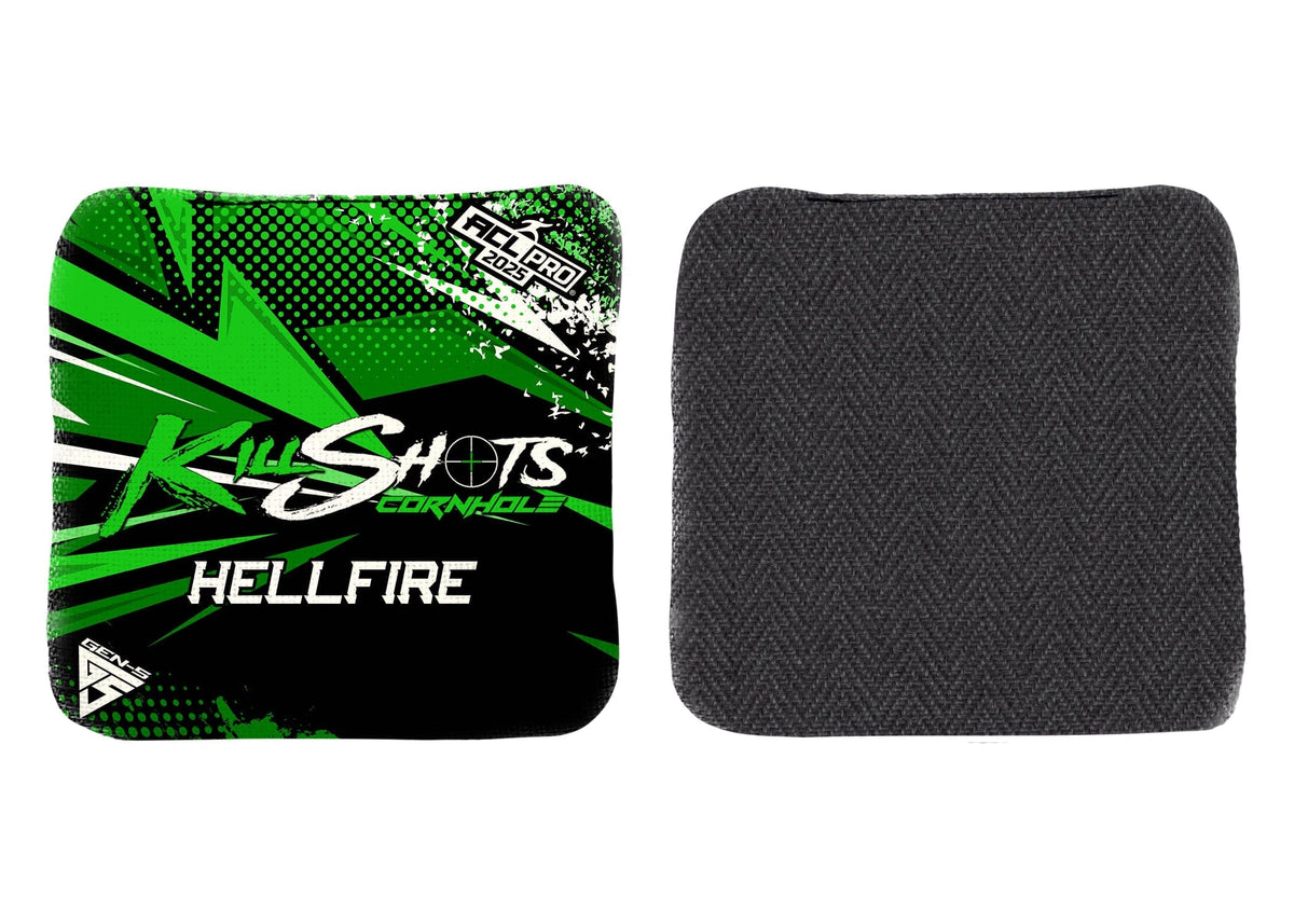Bags Killshots Cornhole | Hellfire Series | Limited Edition | 2025 ACL Pro Cornhole Bags