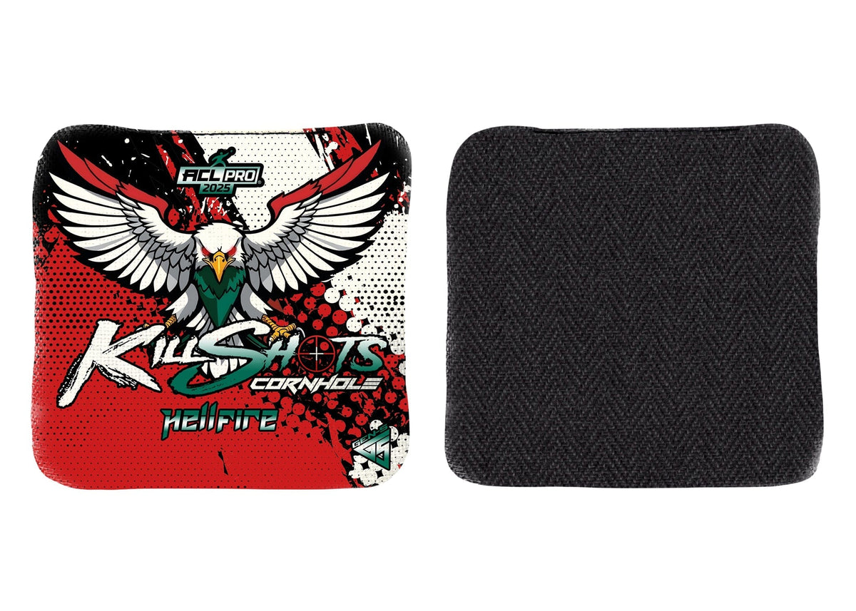 Bags Killshots Cornhole | Hellfire Series | Limited Edition | 2025 ACL Pro Cornhole Bags