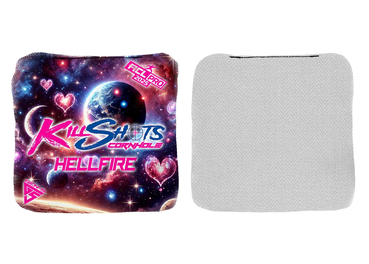 Bags Killshots Cornhole | Hellfire Series | Limited Edition | 2025 ACL Pro Cornhole Bags