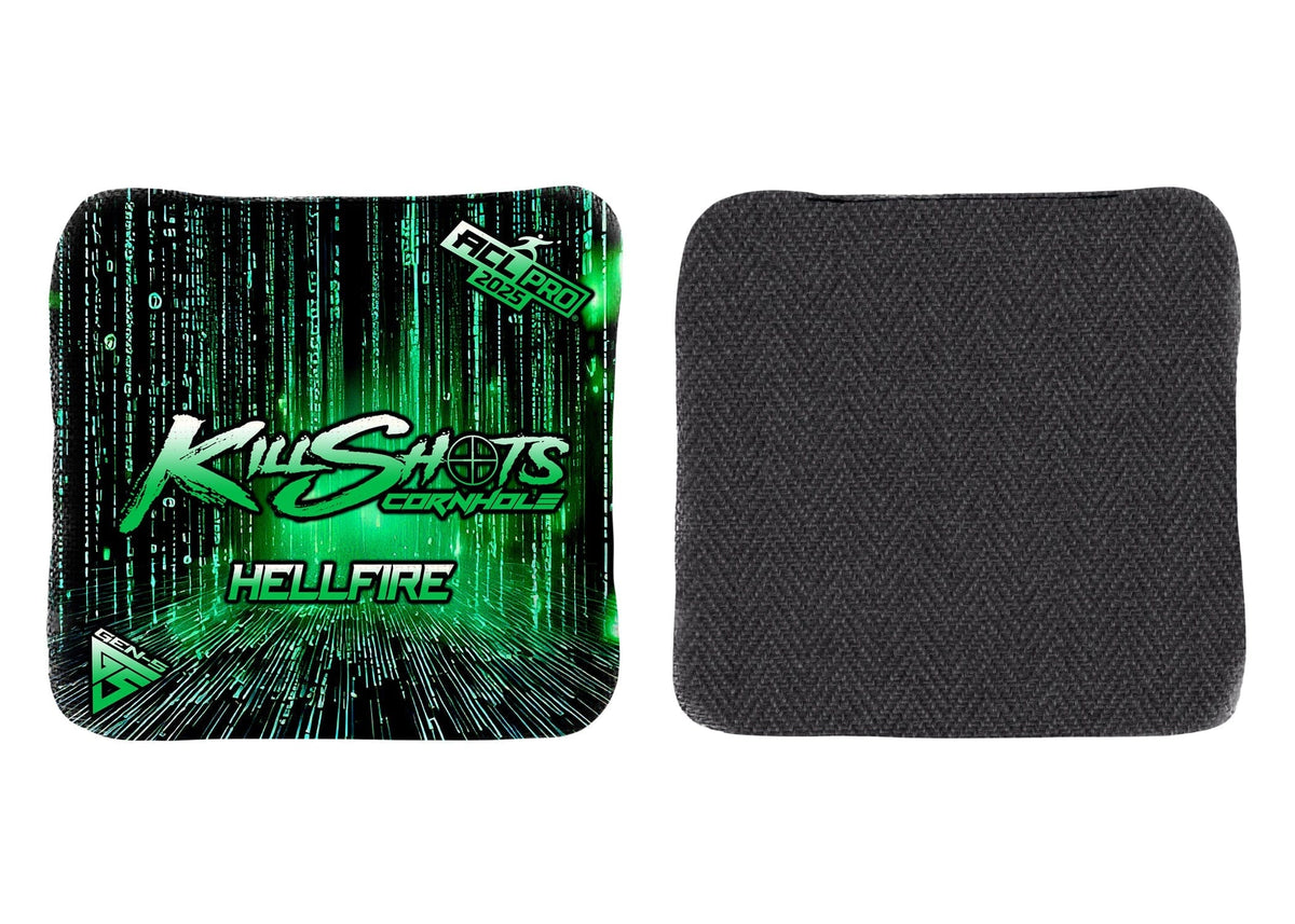 Bags Killshots Cornhole | Hellfire Series | Limited Edition | 2025 ACL Pro Cornhole Bags