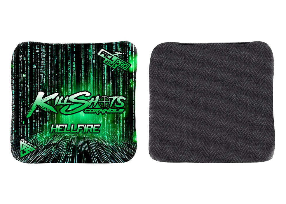 Killshots Cornhole | Hellfire Series | Limited Edition | 2025 ACL Pro Cornhole Bags