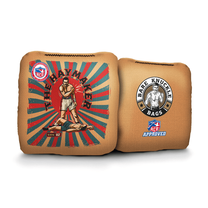 Bare Knuckle Bags - ACO Approved - The Haymaker - Generation 2 - Pro Cornhole Bags
