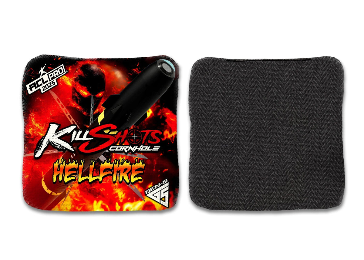 Bags Killshots Cornhole | Hellfire Series | Limited Edition | 2025 ACL Pro Cornhole Bags