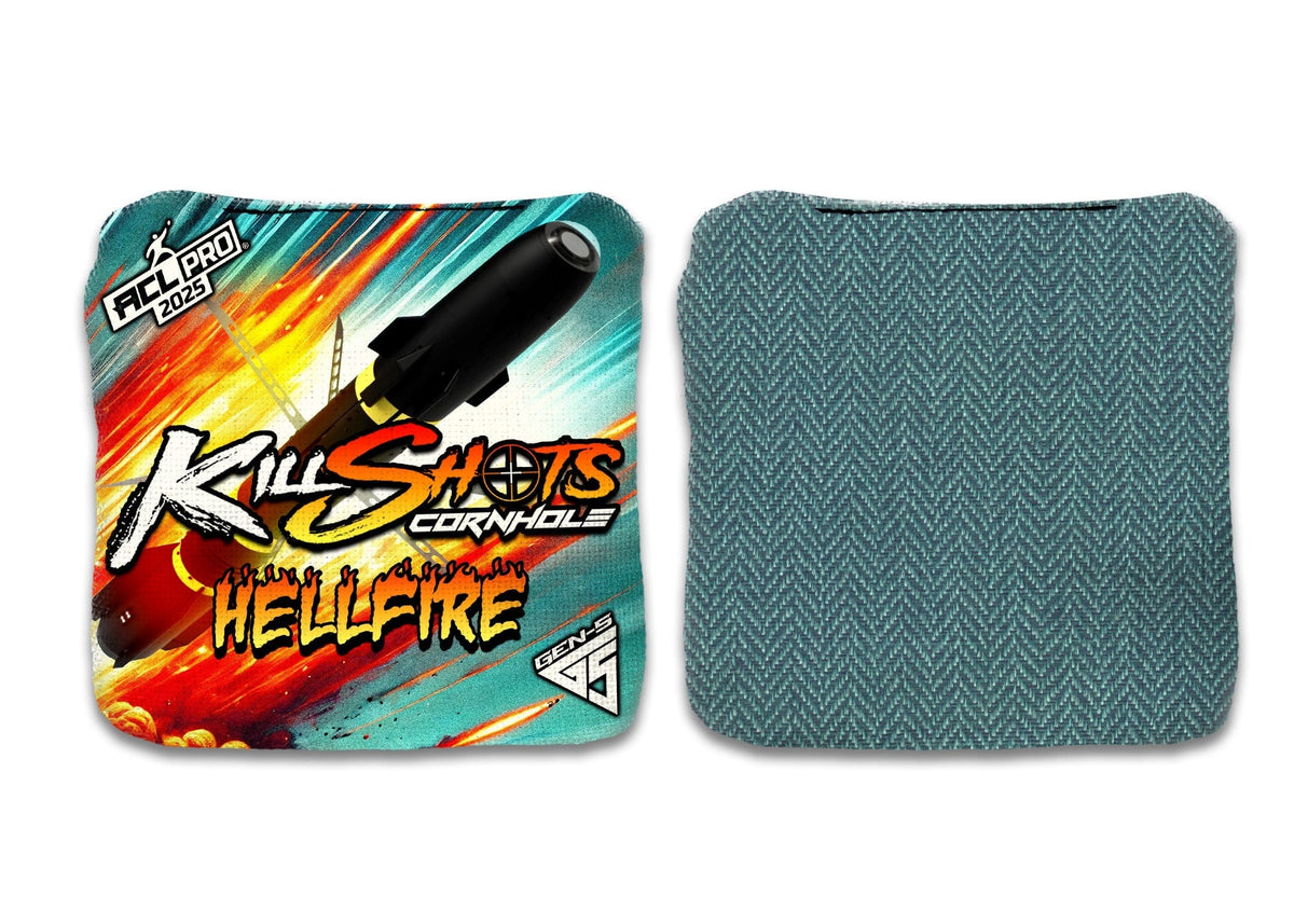Bags Killshots Cornhole | Hellfire Series | Limited Edition | 2025 ACL Pro Cornhole Bags