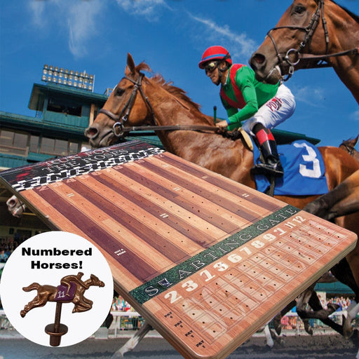 Horse Race Game XL Horse Race Party Game - New Heavy Duty Metal Horse Numbered 2-12