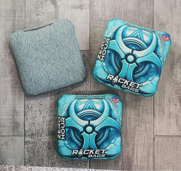Pro Cornhole Bags Zero Hour "ICE" ACO Stamped Cornhole Bags