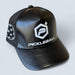 Hat Leather Logo Trucker Hat
