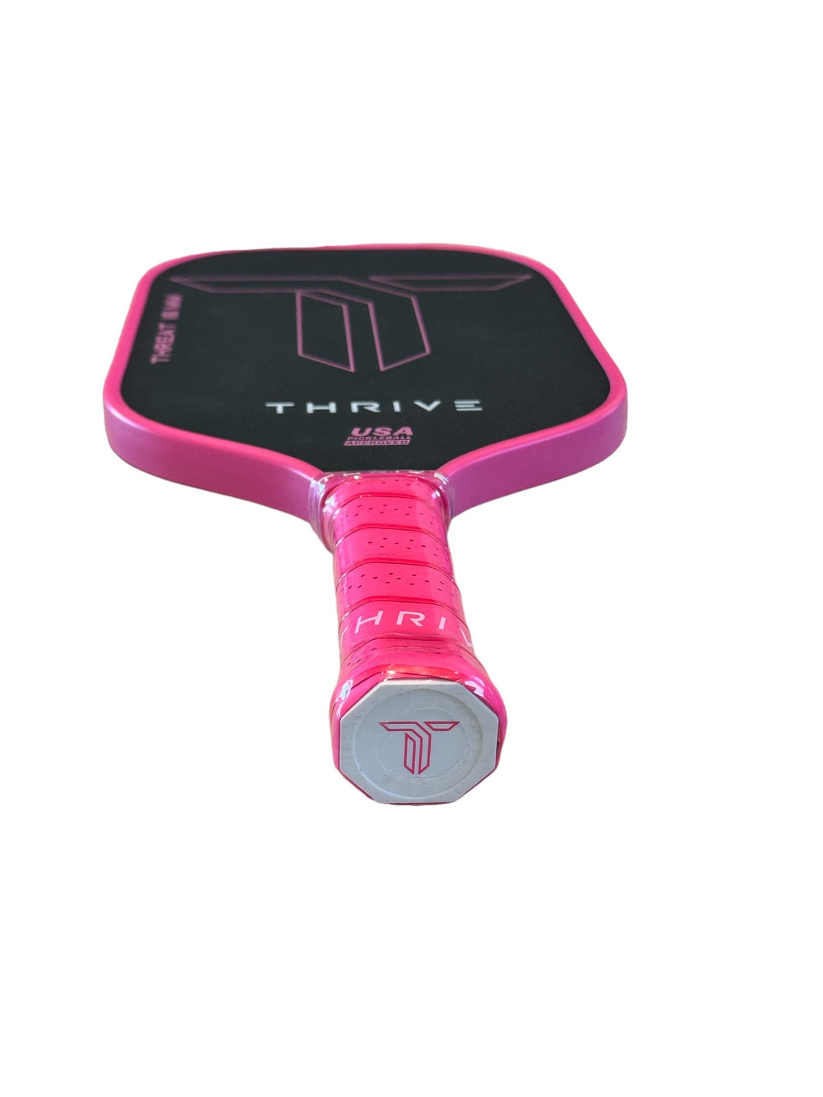 Pickleball Paddle THREAT 16 (PINK) Includes custom weight card, paddle cover, paddle eraser, and lead weights.