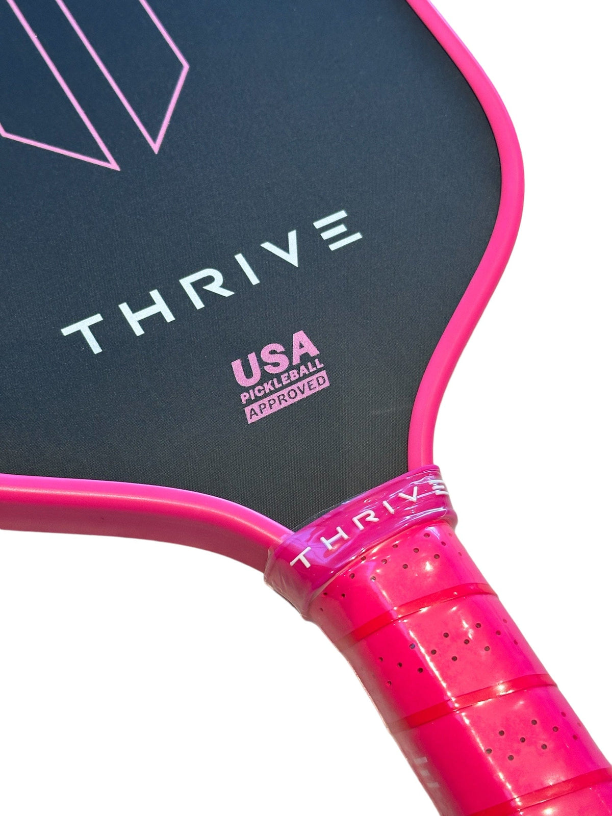 Pickleball Paddle THREAT 16 (PINK) Includes custom weight card, paddle cover, paddle eraser, and lead weights.