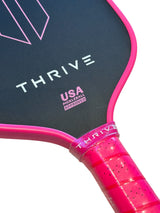Pickleball Paddle THREAT 16 (PINK) Includes custom weight card, paddle cover, paddle eraser, and lead weights.