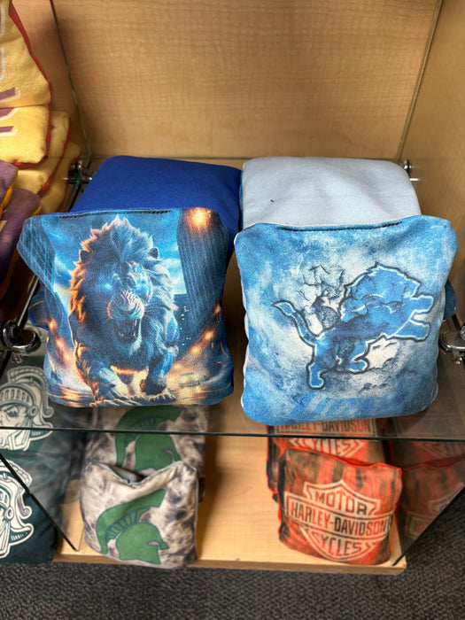 cornhole boards Detroit Football Team Pro Style Cornhole Boards