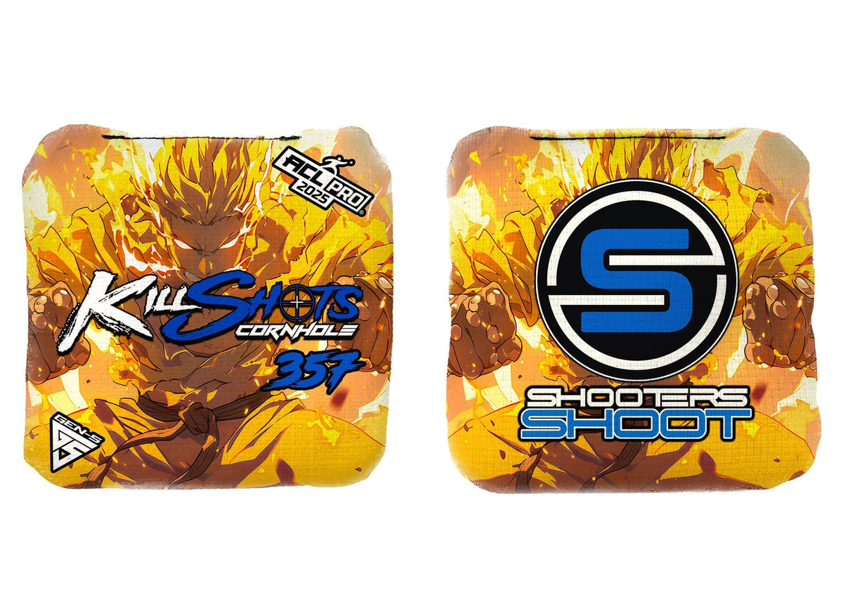 Bags Anime / Yes (+$15) Killshots Cornhole | 357 Series | Limited Designs | 2025 ACL Pro Cornhole Bags