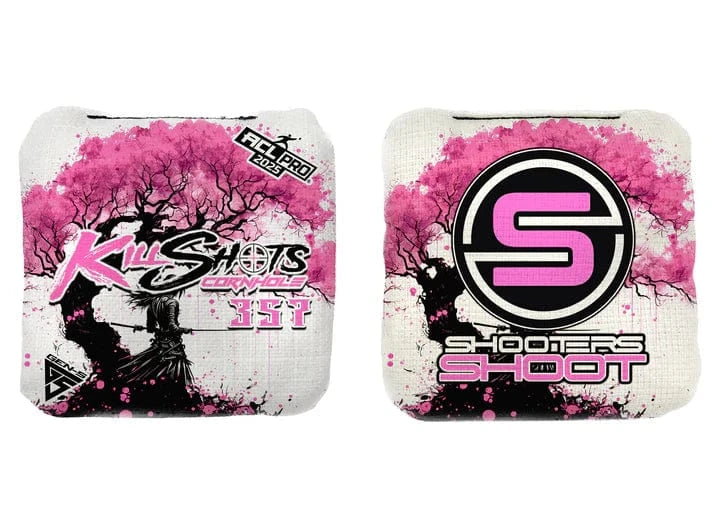 Bags Cherry Blossom / No Killshots Cornhole | 357 Series | Limited Designs | 2025 ACL Pro Cornhole Bags