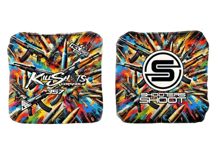 Bags Artillery Splash / Yes (+$15) Killshots Cornhole | 357 Series | Limited Designs | 2025 ACL Pro Cornhole Bags