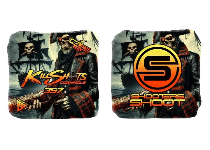 Bags Carnage Killers Sea Raider / Yes (+$15) Killshots Cornhole | 357 Series | Limited Designs | 2025 ACL Pro Cornhole Bags