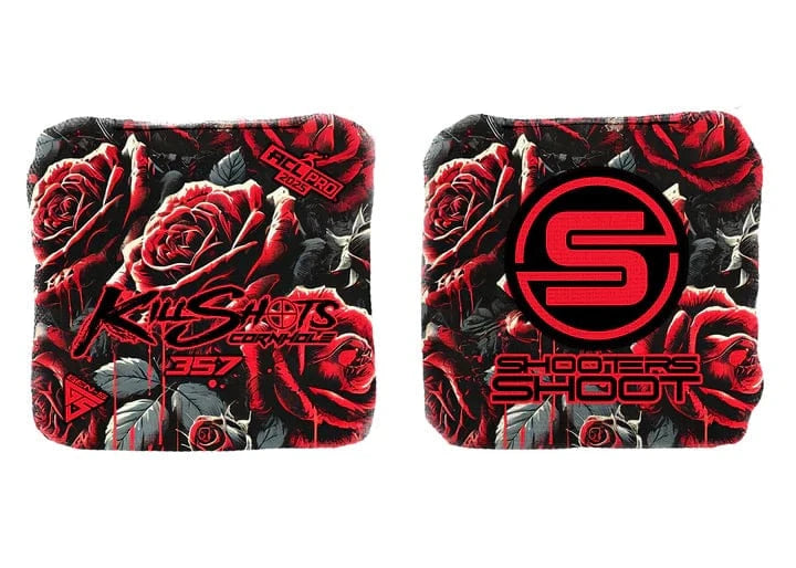 Bags Dripping Thorn Black / Yes (+$15) Killshots Cornhole | 357 Series | Limited Designs | 2025 ACL Pro Cornhole Bags