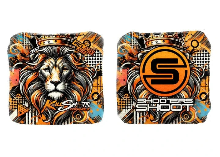 Bags Majestic Reign Orange / Yes (+$15) Killshots Cornhole | 357 Series | Limited Designs | 2025 ACL Pro Cornhole Bags