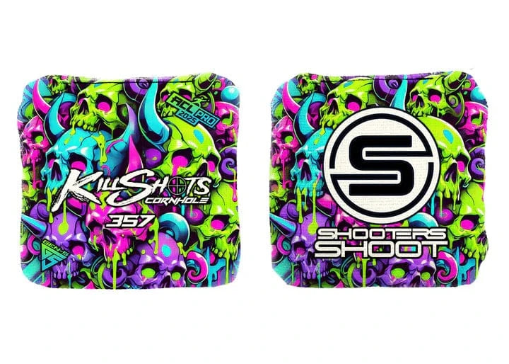 Bags Skull Symphony / Yes (+$15) Killshots Cornhole | 357 Series | Limited Designs | 2025 ACL Pro Cornhole Bags