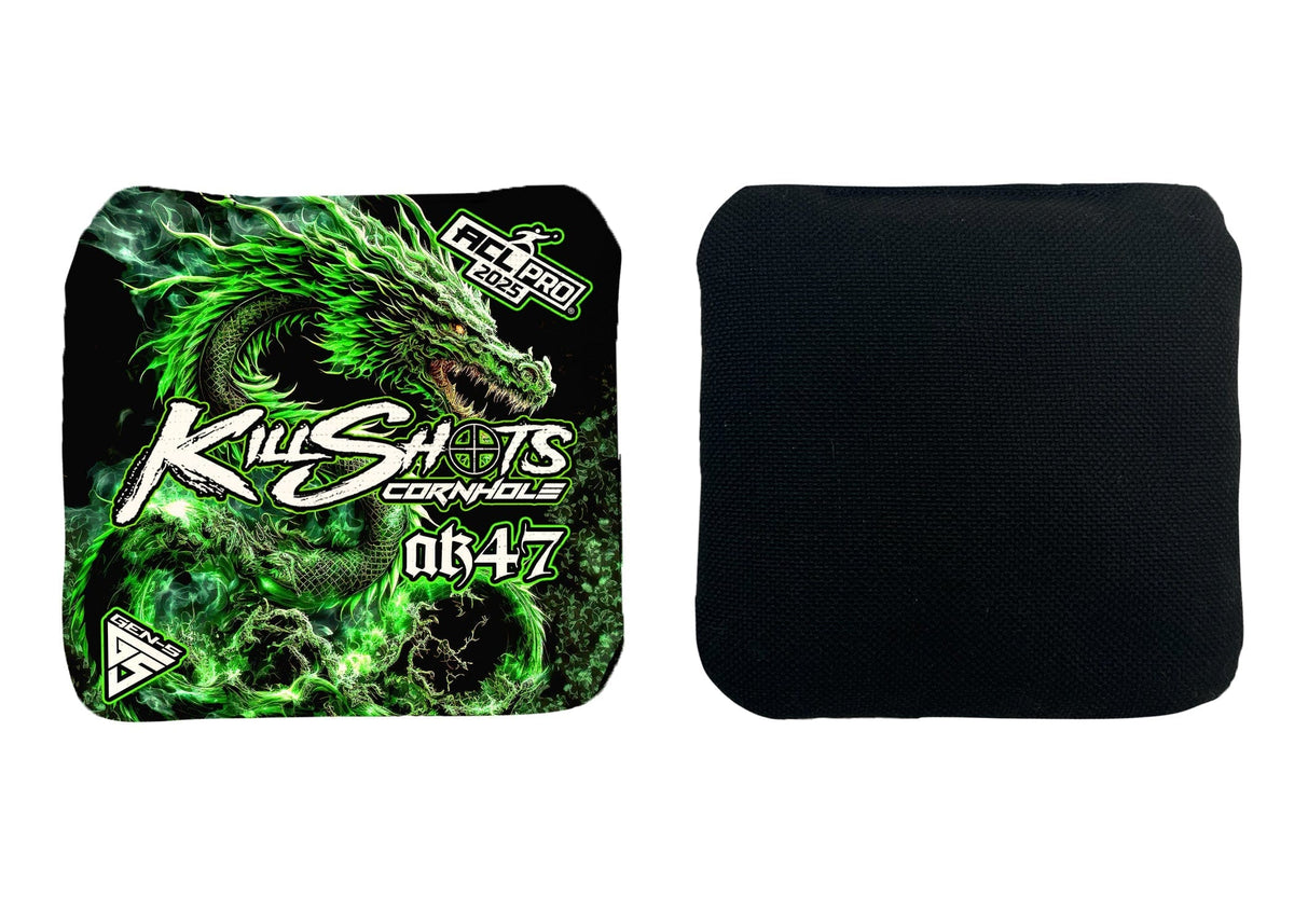 Bags Dragon / Yes (+$15) Killshots Cornhole | AK47 Series | Limited Designs | 2025 ACL Pro Cornhole Bags