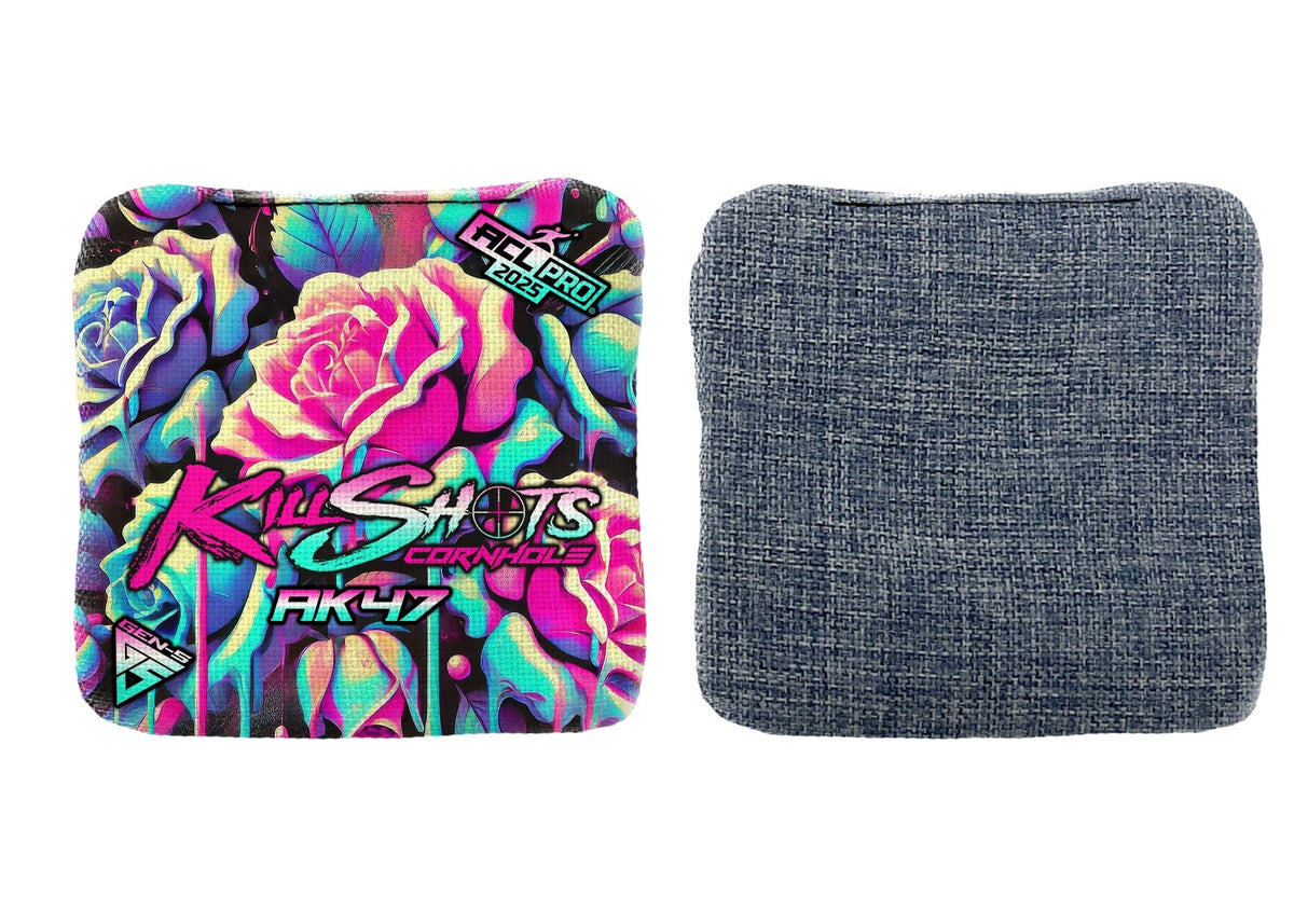 Bags Dripping Thorn Neon / No Killshots Cornhole | AK47 Series | Limited Designs | 2025 ACL Pro Cornhole Bags