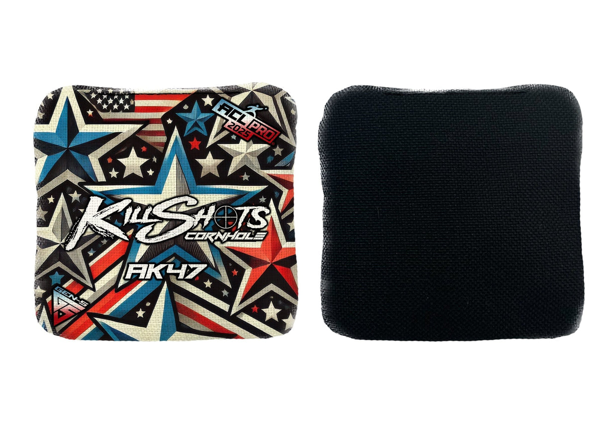 Bags Liberty Stars / No Killshots Cornhole | AK47 Series | Limited Designs | 2025 ACL Pro Cornhole Bags
