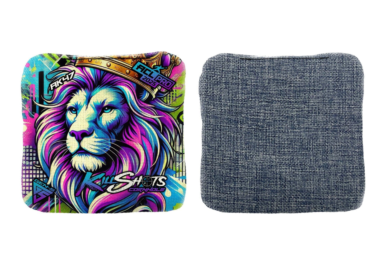 Bags Majestic Reign Black / Yes (+$15) Killshots Cornhole | AK47 Series | Limited Designs | 2025 ACL Pro Cornhole Bags