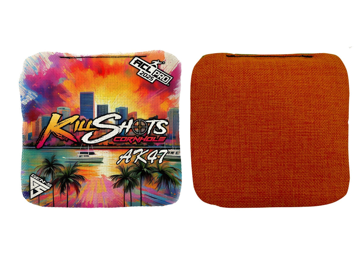 Bags Splash City / Yes (+$15) Killshots Cornhole | AK47 Series | Limited Designs | 2025 ACL Pro Cornhole Bags