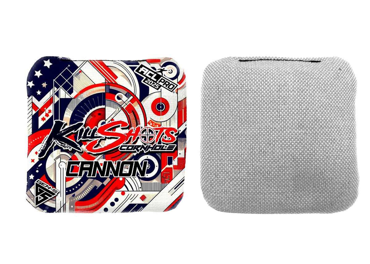 Bags Killshots Cornhole | Cannon Series | Limited Designs | 2025 ACL Pro Cornhole Bags