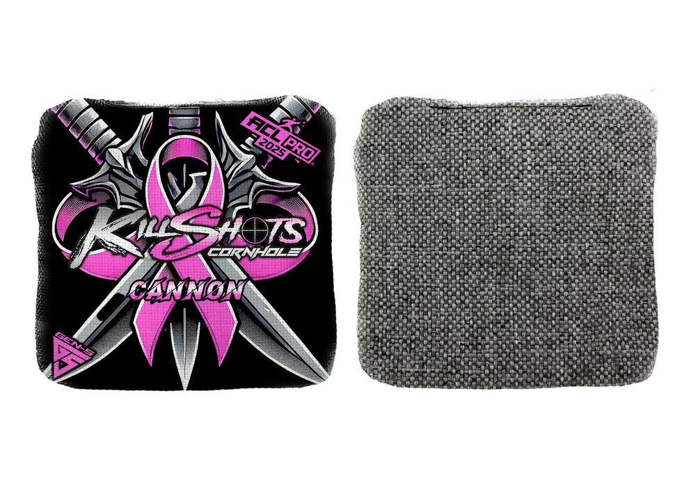 Killshots Cornhole | Cannon Series | Limited Designs | 2025 ACL Pro Cornhole Bags
